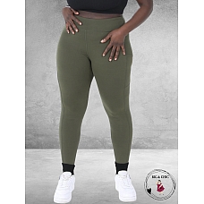 Pamela Mann Legging Met Zakje KHAKI